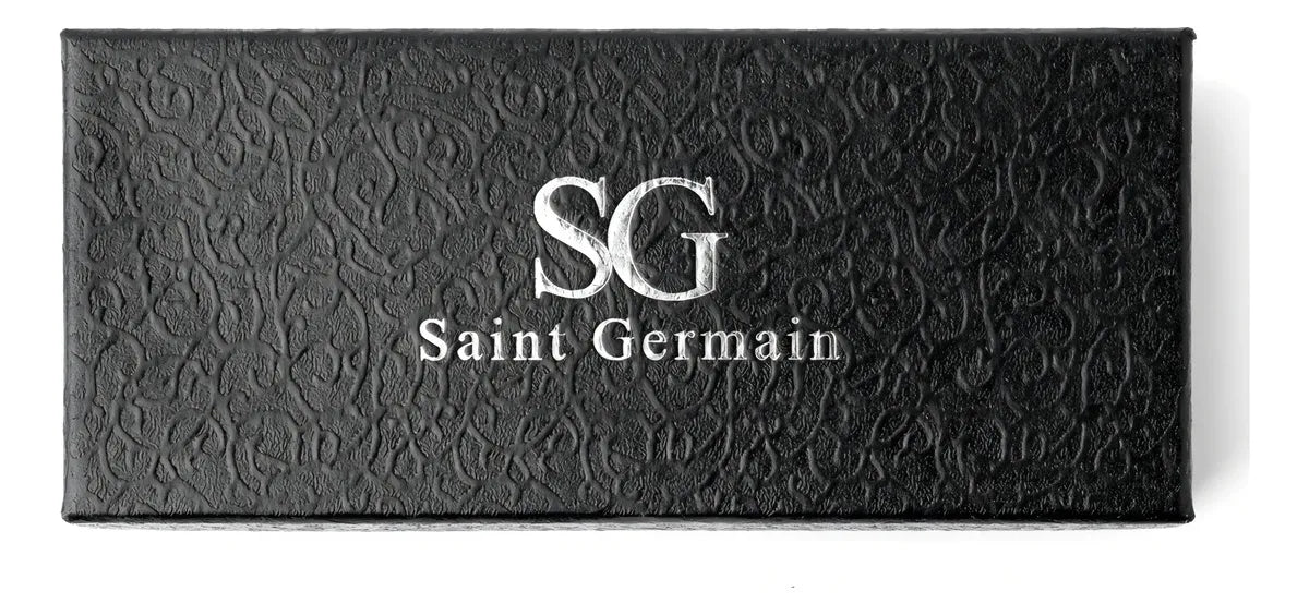 Relógio Masculino Couro Preto Saint Germain Murray Full Black 40mm Fundo Preto