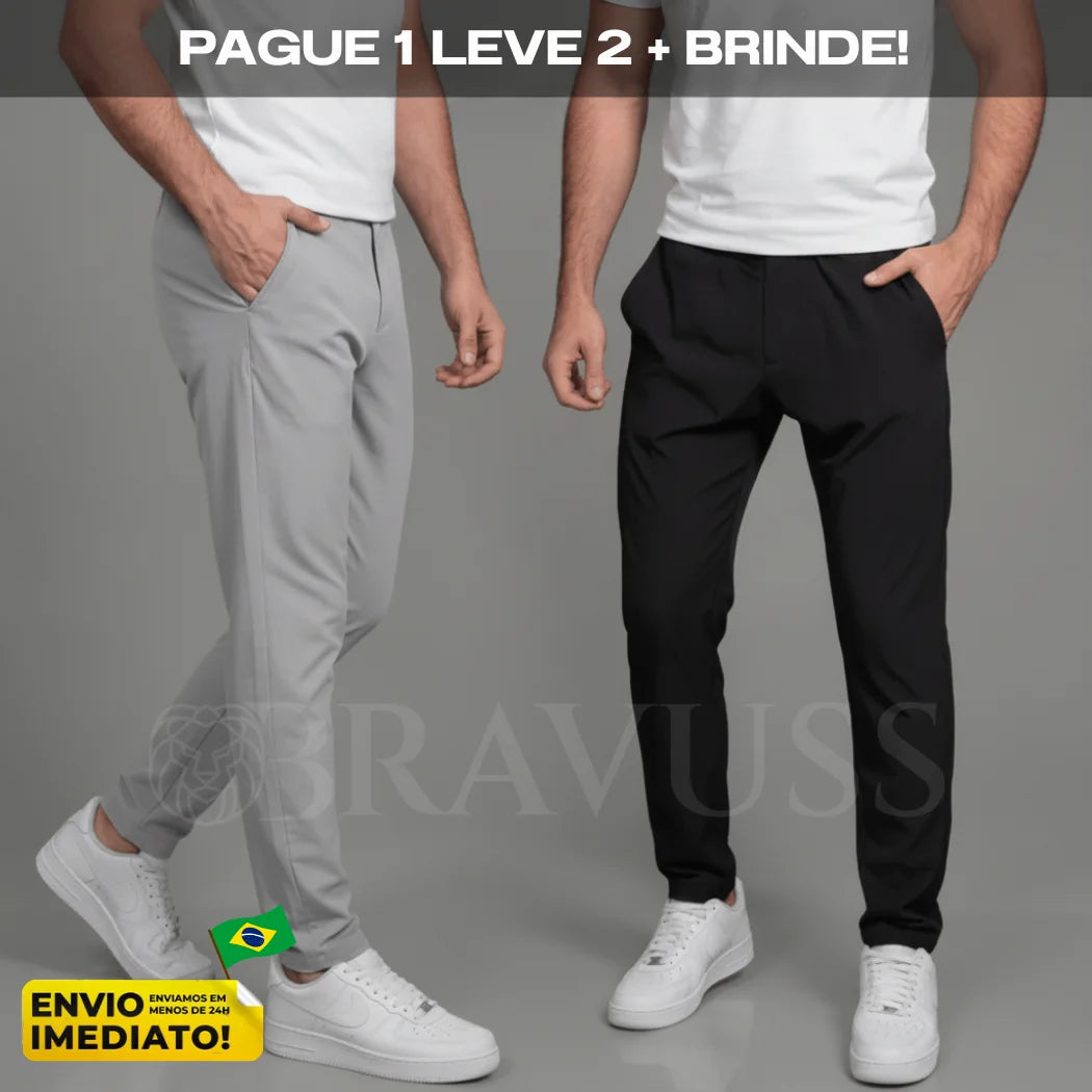 Calça Ultra Flex Premium - PAGUE 1 LEVE 2 + 4 CUECAS DE BRINDE! 🎁