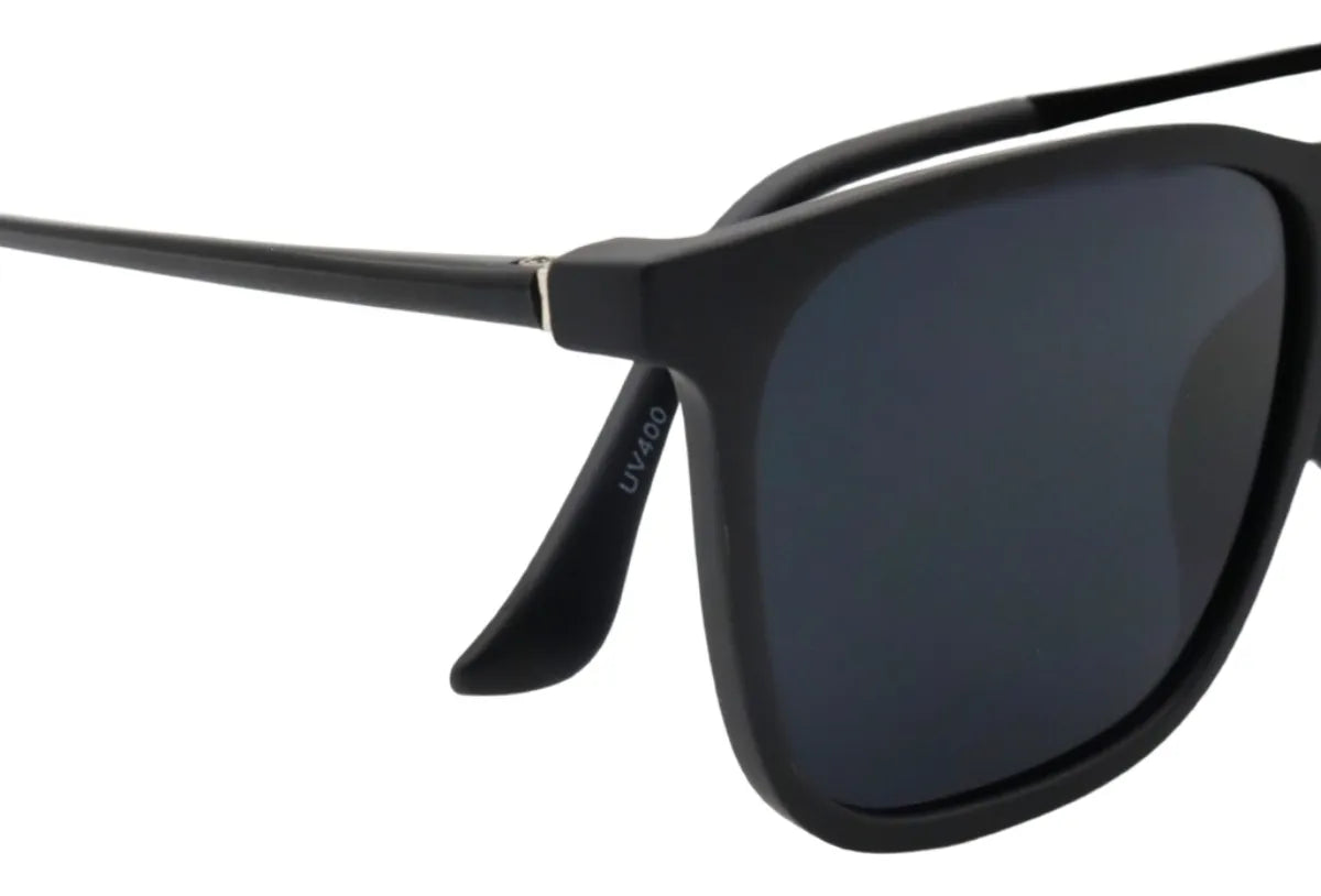 Óculos De Sol Quadrado Delluxe Vision Masculino Proteção Uv400 Original