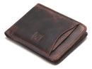 Carteira Masculina Couro Legítimo Delluxe Leather - Café