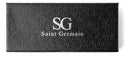 Relógio Masculino Couro Preto Saint Germain Murray Full Black 40mm Fundo Preto