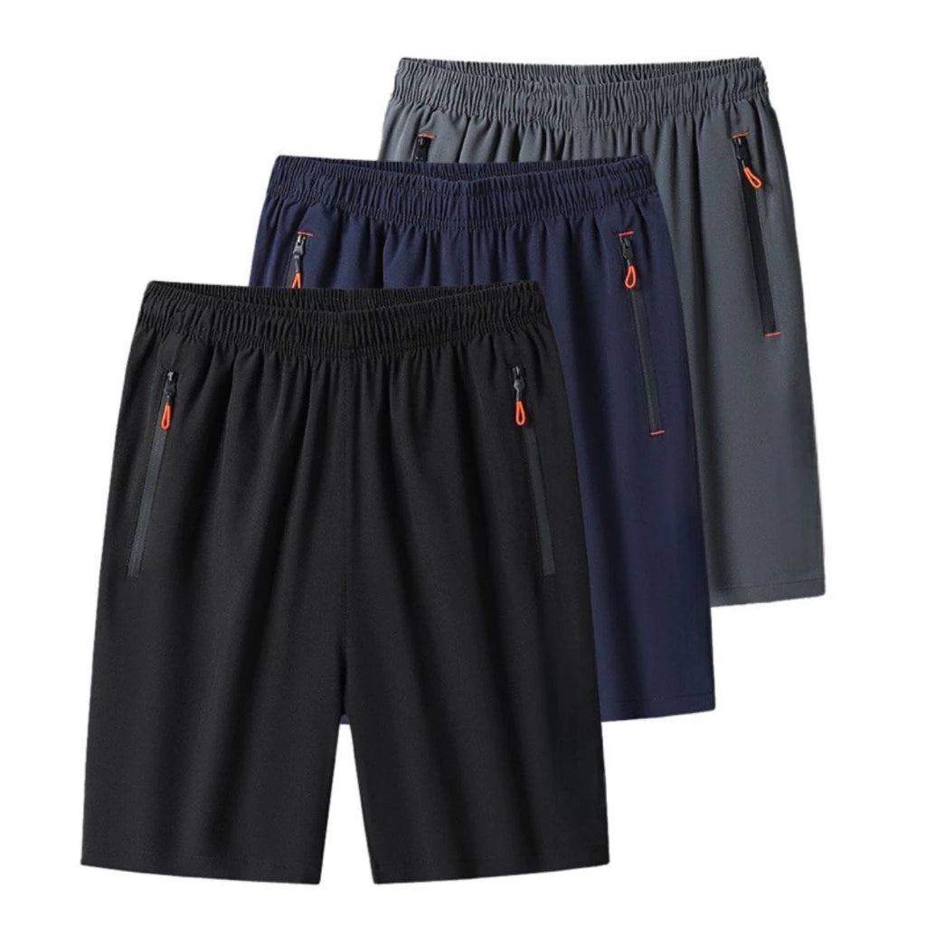 KIT 3 SHORTS Dry Fit de Alto Padrão Premium