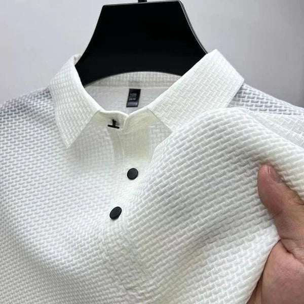 Camisa Polo Algodão Premium Elegant  Branca