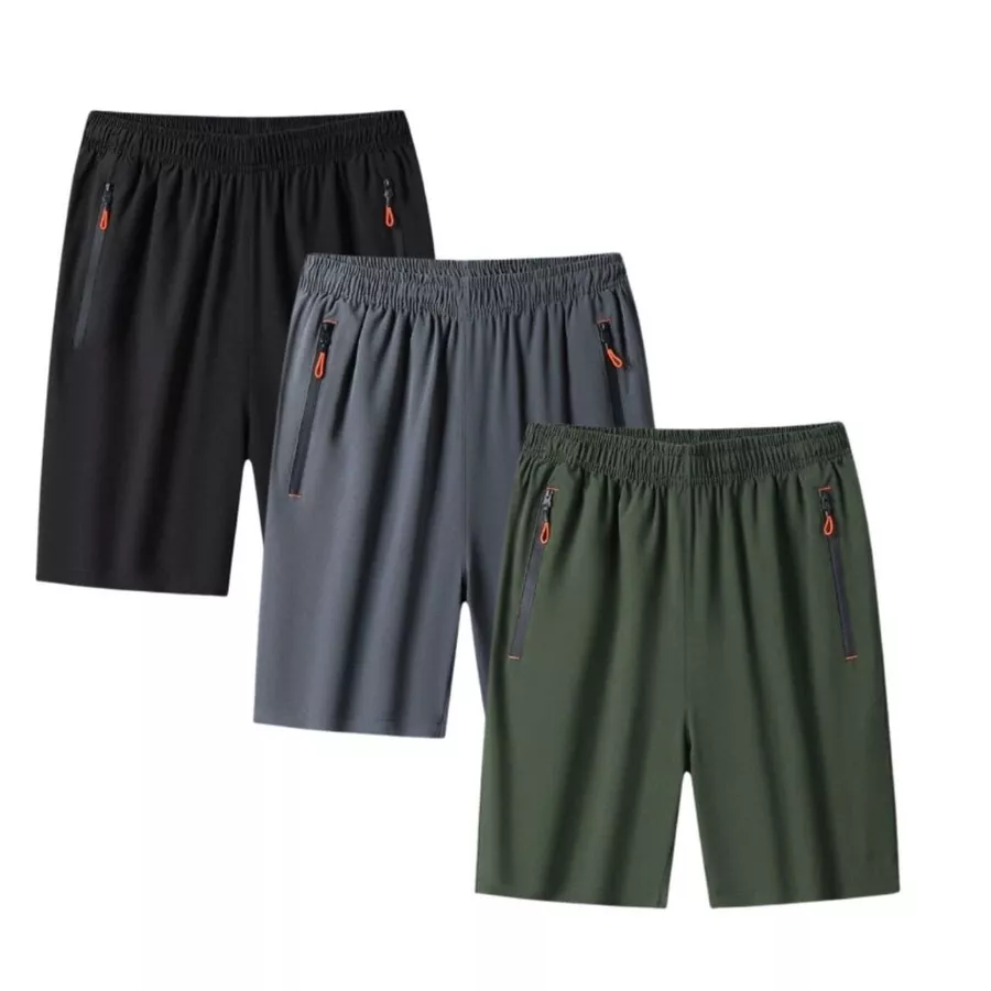 KIT 3 SHORTS Dry Fit de Alto Padrão Premium